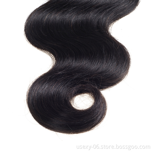 High Quality Top Grade 100% Human Hair Malaysian Unprocessed Virgin Hair Body Wave 4*4 Lace Closure